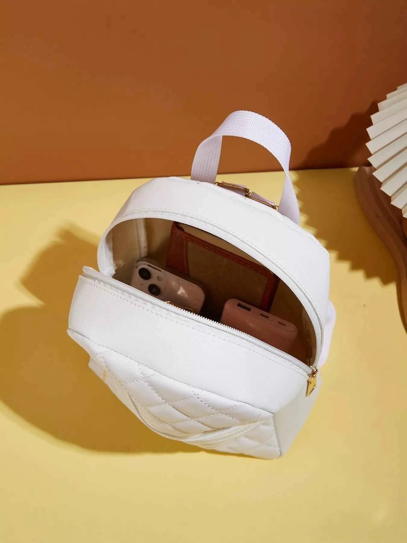 Quilted Lightweight Backpack Bag