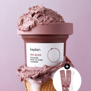 beplain Red Bean Collagen Pack To Foam Cleanser 100ml -korean beauty
