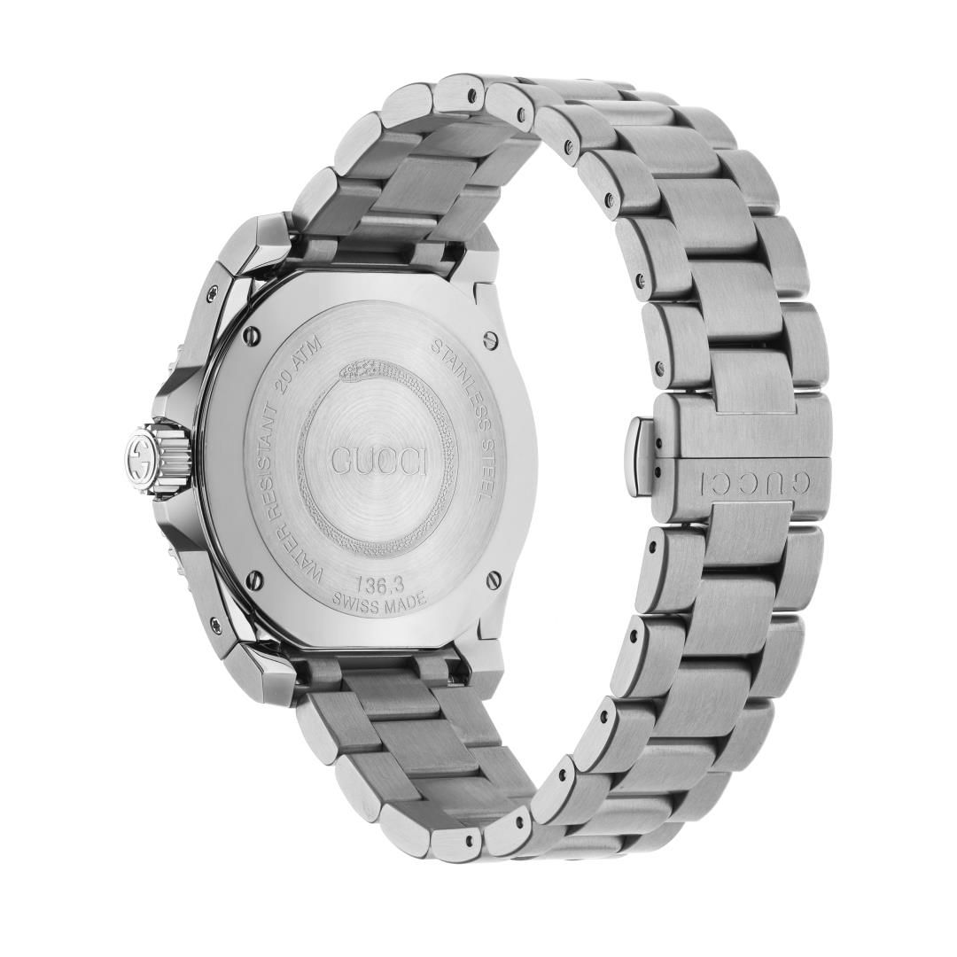 Gucci Dive Stainless Steel Quartz Watch Ya136301b -korean beauty