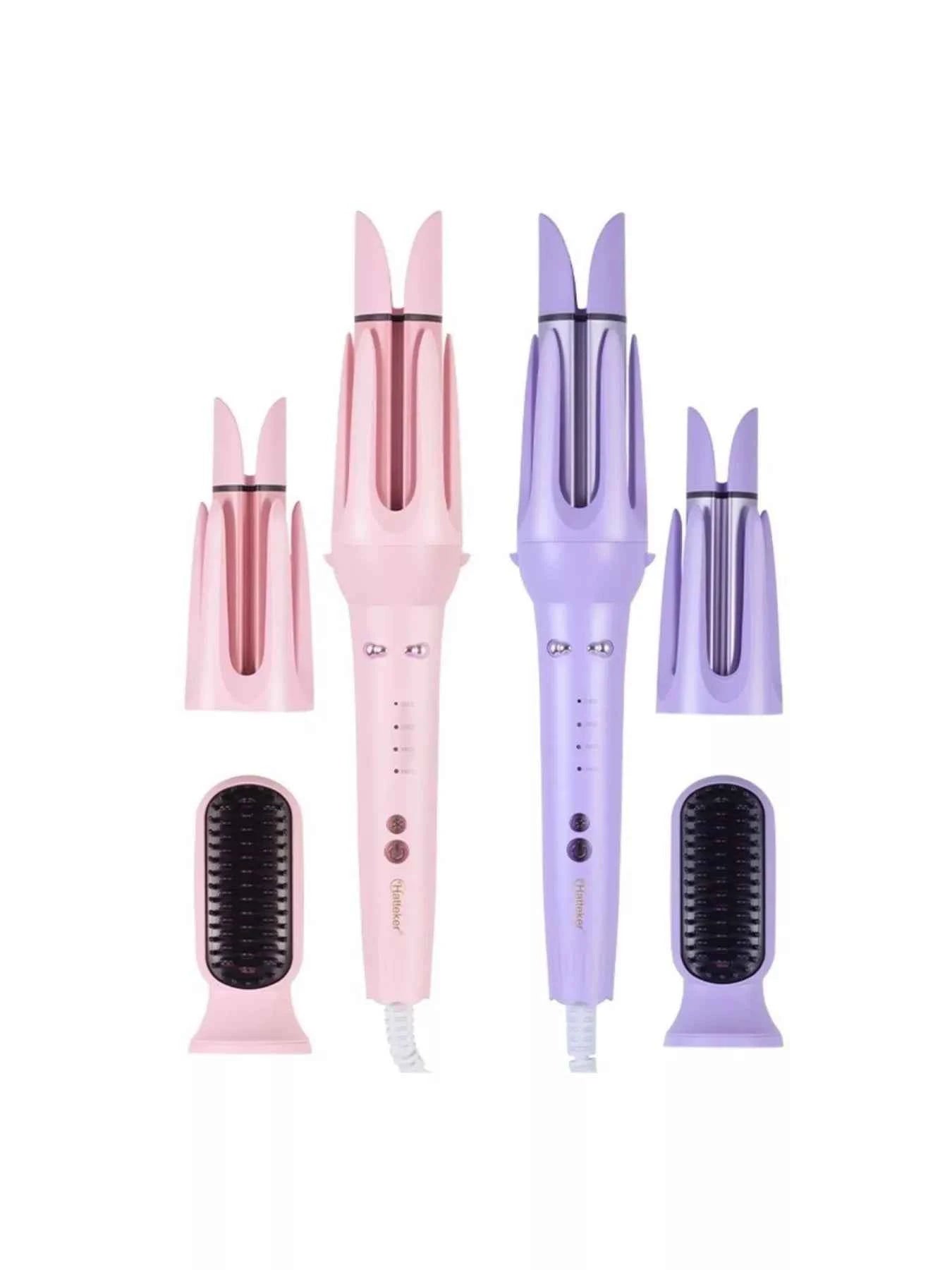2-in-1 Automatic Rotating Ceramic Curling Iron