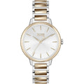 Hugo Boss Womens 1502567 Signature Two Tone Stainless Steel Watch -korean beauty