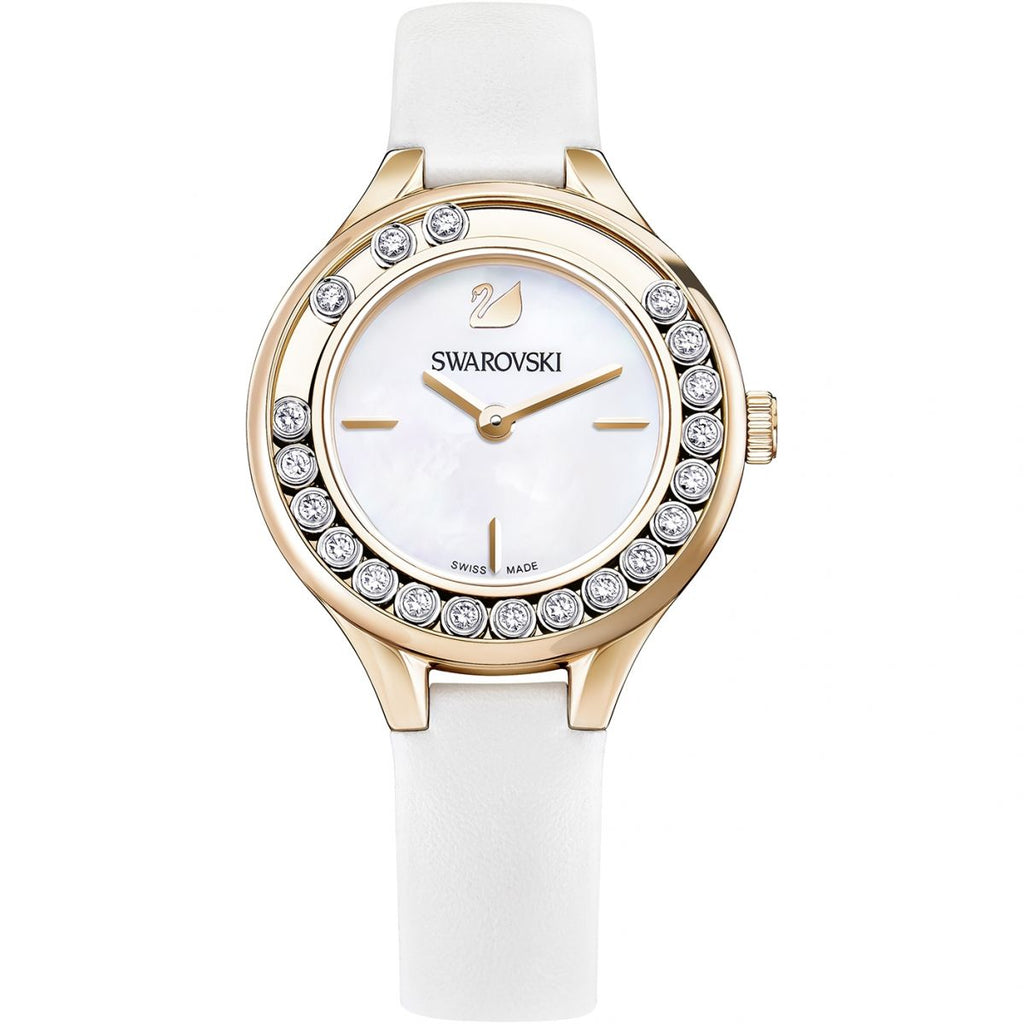 Swarovski Watch Lovely Crystals Rose Gold White 5242904 -korean beauty