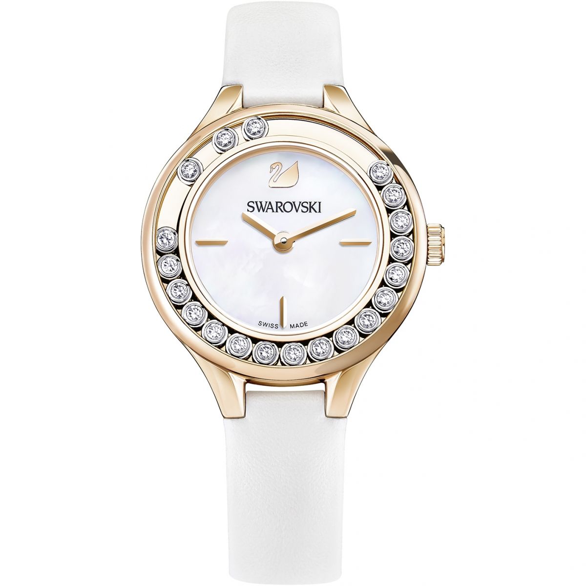 Swarovski Watch Lovely Crystals Rose Gold White 5242904 -korean beauty