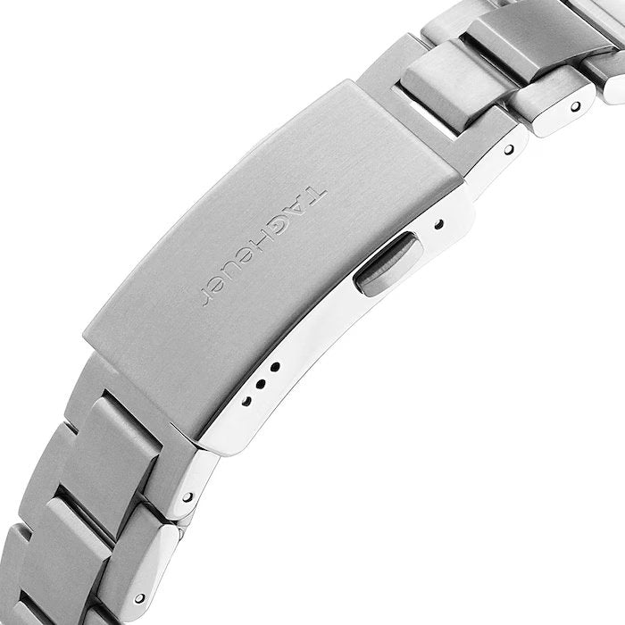 Tag Heuer Aquaracer Quartz Black Dial Stainless Steel Mens Watch Way101a Ba0746 -korean beauty