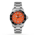 Tag Heuer Aquaracer Professional 300 43mm Orange Diver Mens Watch -korean beauty