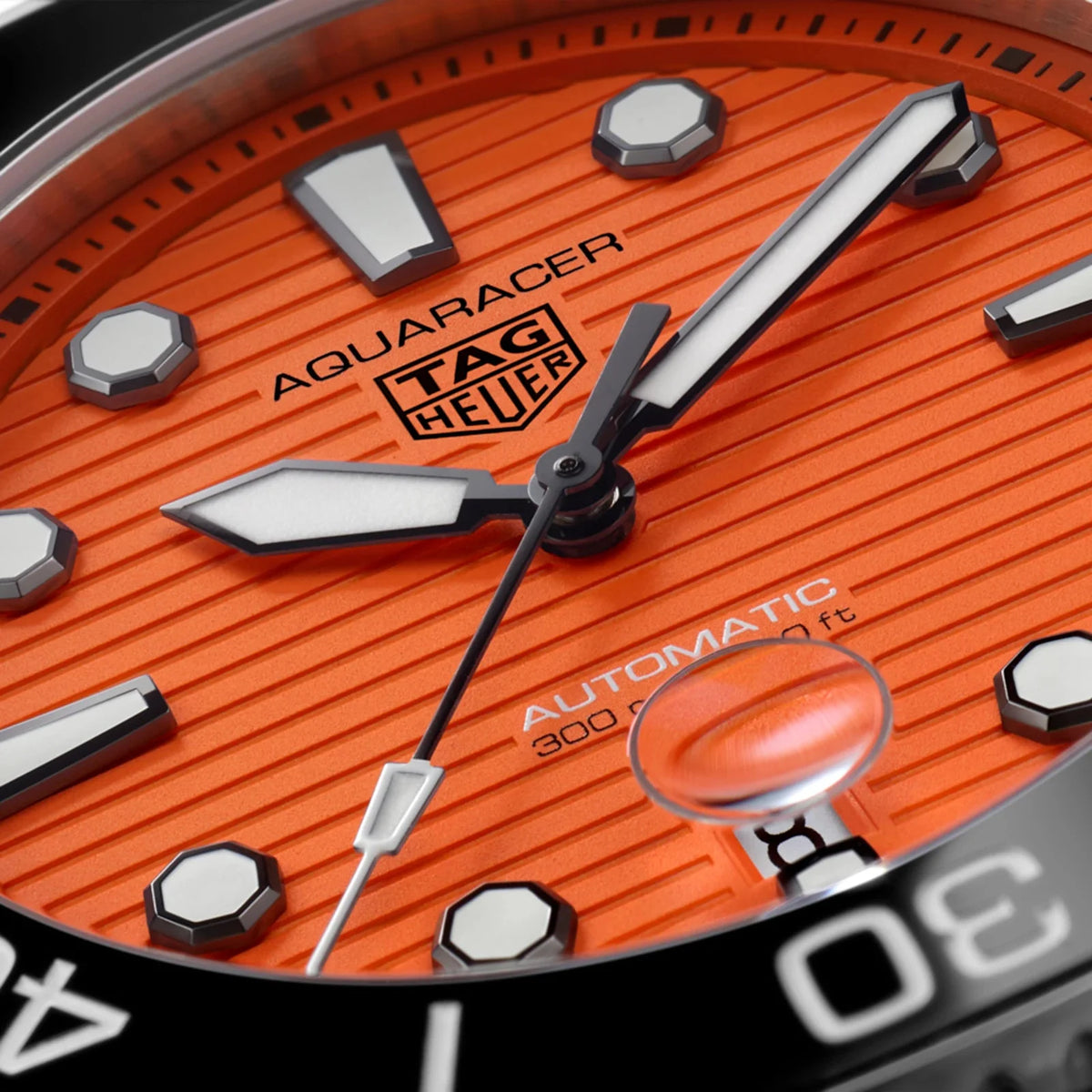 Tag Heuer Aquaracer Professional 300 43mm Orange Diver Mens Watch -korean beauty