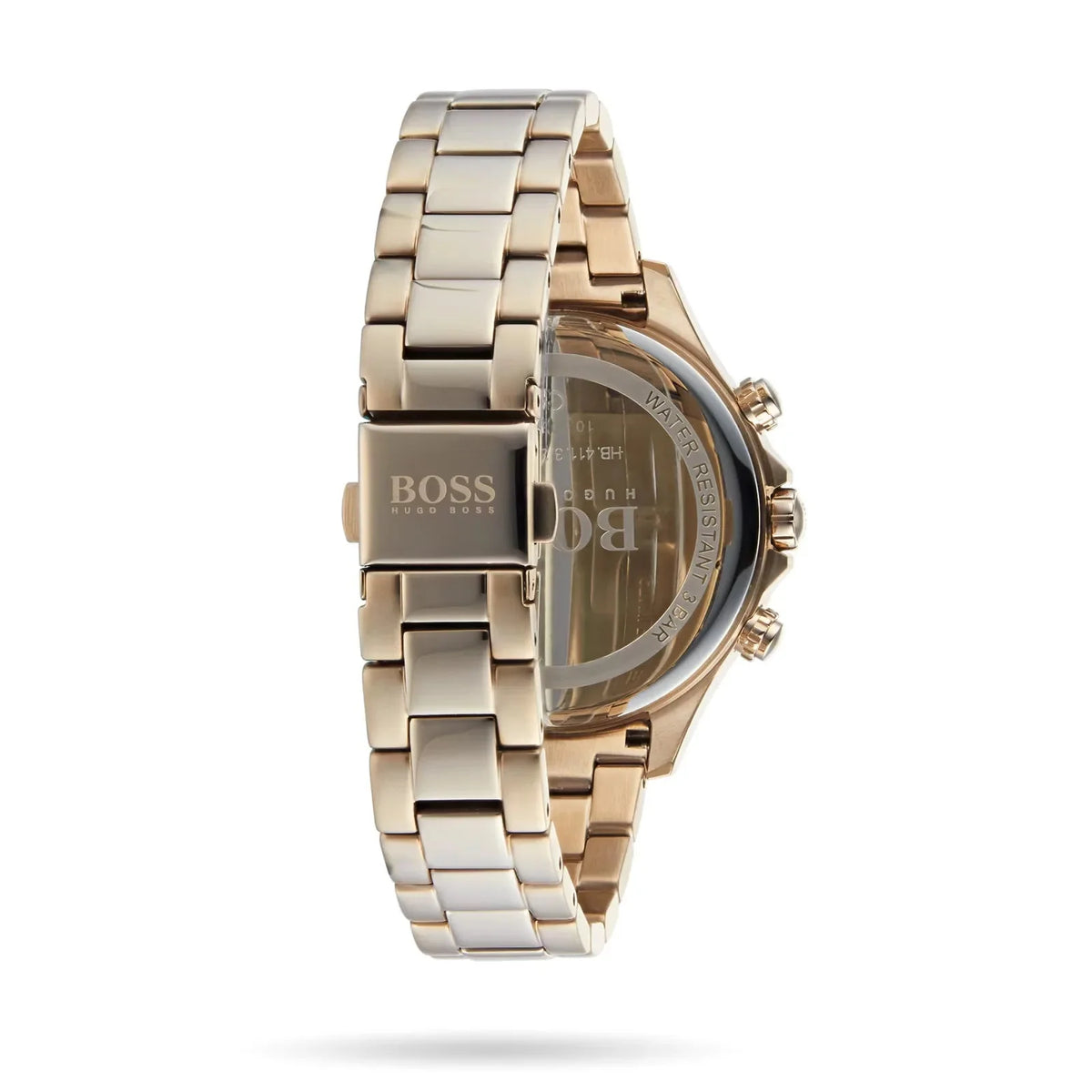 Hugo Boss Womens 1502566 Pandora Gold Tone Stainless Steel Watch With Blue Dial -korean beauty