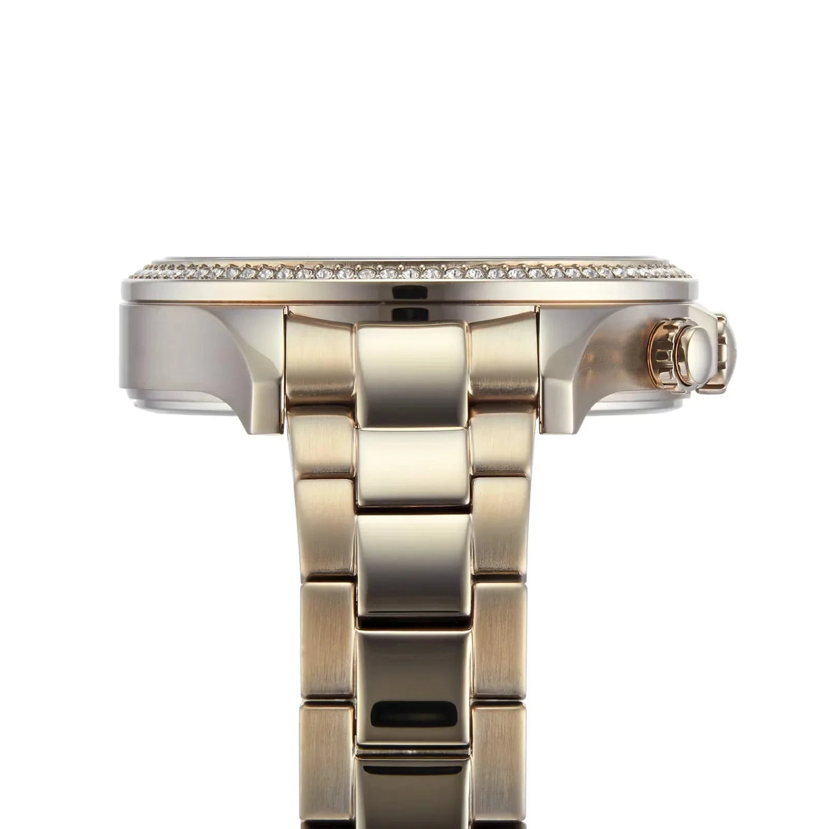 Hugo Boss Womens 1502566 Pandora Gold Tone Stainless Steel Watch With Blue Dial -korean beauty