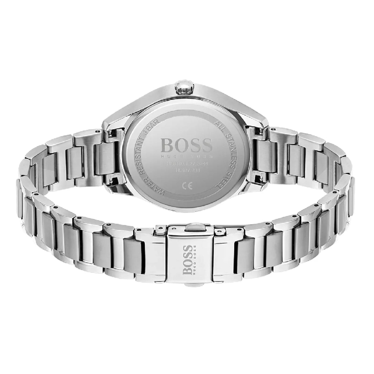 Hugo Boss Womens 1502583 Grand Course Stainless Steel Blue Dial Watch -korean beauty