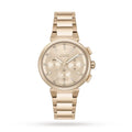 Hugo Boss Womens 1502592 Pandora Gold Tone Stainless Steel Watch With Black Dial -korean beauty