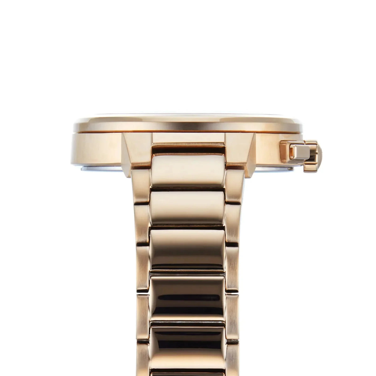 Hugo Boss Womens 1502592 Pandora Gold Tone Stainless Steel Watch With Black Dial -korean beauty