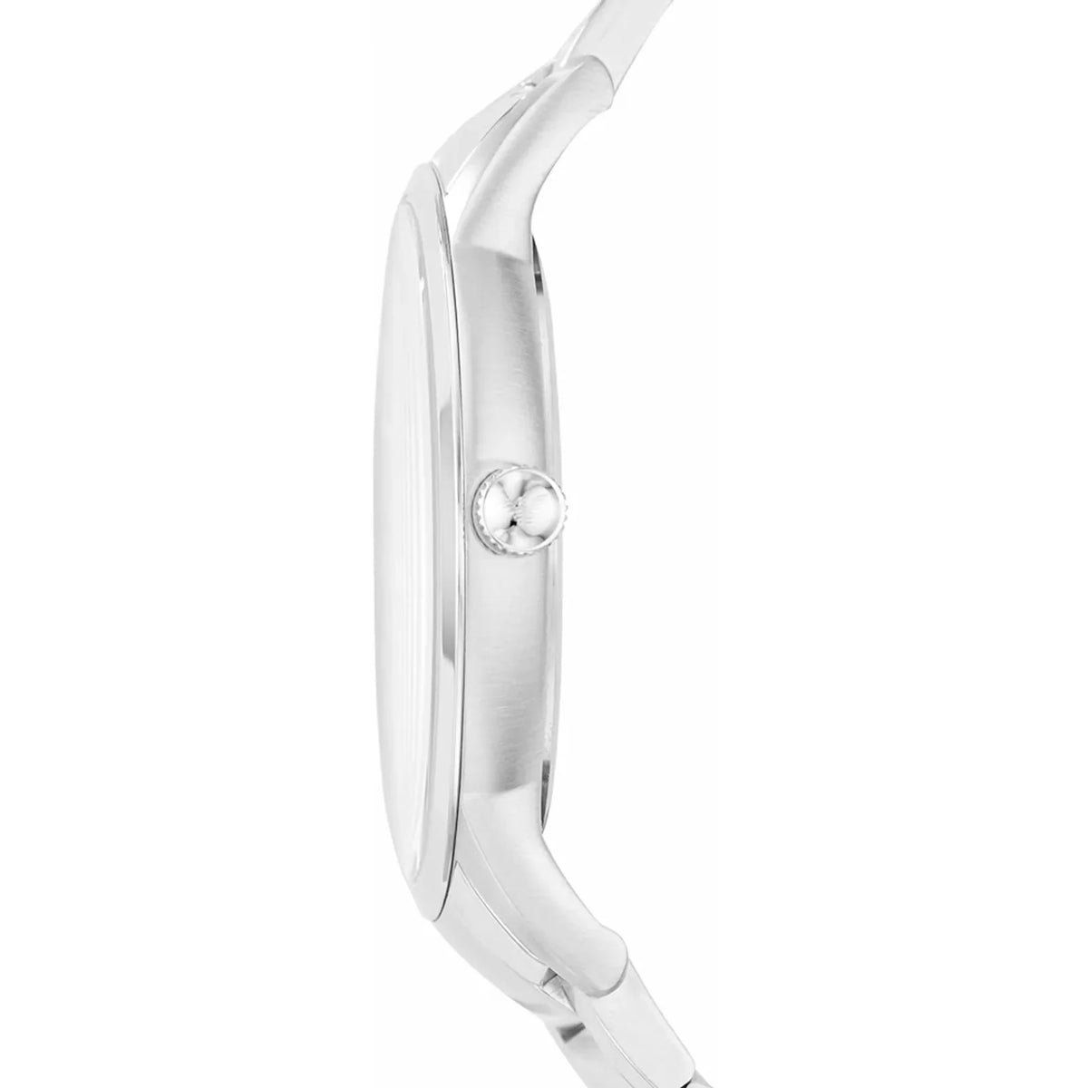 Emporio Armani Mens Ar11180 Silver Tone Stainless Steel Watch With Blue Dial -korean beauty