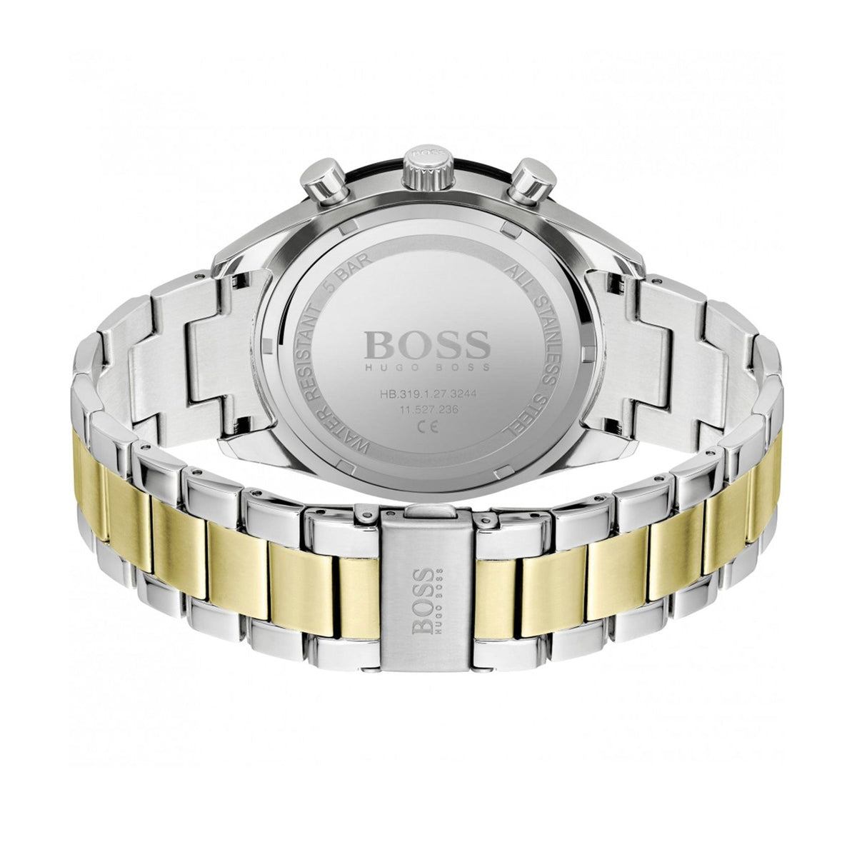 Hugo Boss Mens 1513872 Santiago Chronograph Green Dial Watch -korean beauty