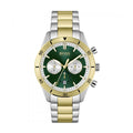 Hugo Boss Mens 1513872 Santiago Chronograph Green Dial Watch -korean beauty