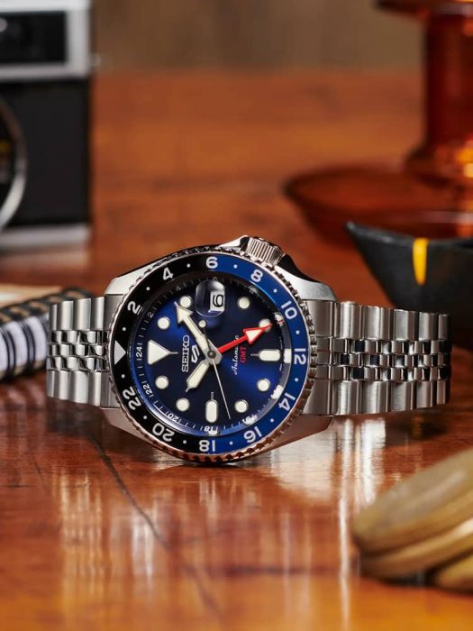 Seiko Ssk003k1 Seiko 5 Sports Gmt Automatic -korean beauty