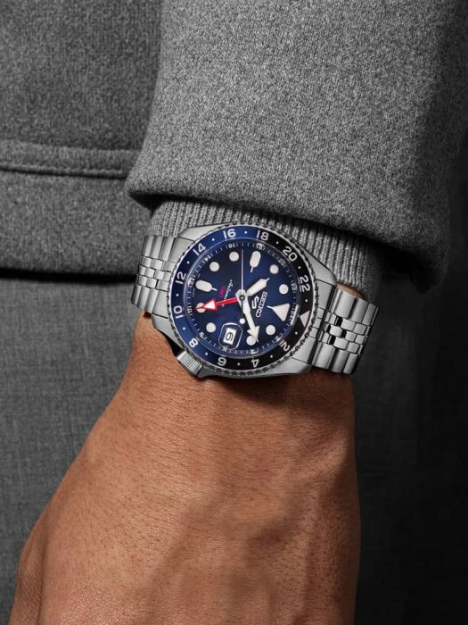 Seiko Ssk003k1 Seiko 5 Sports Gmt Automatic -korean beauty