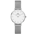 Daniel Wellington Ladies White Petite Stirling Watch Dw00100220 -korean beauty