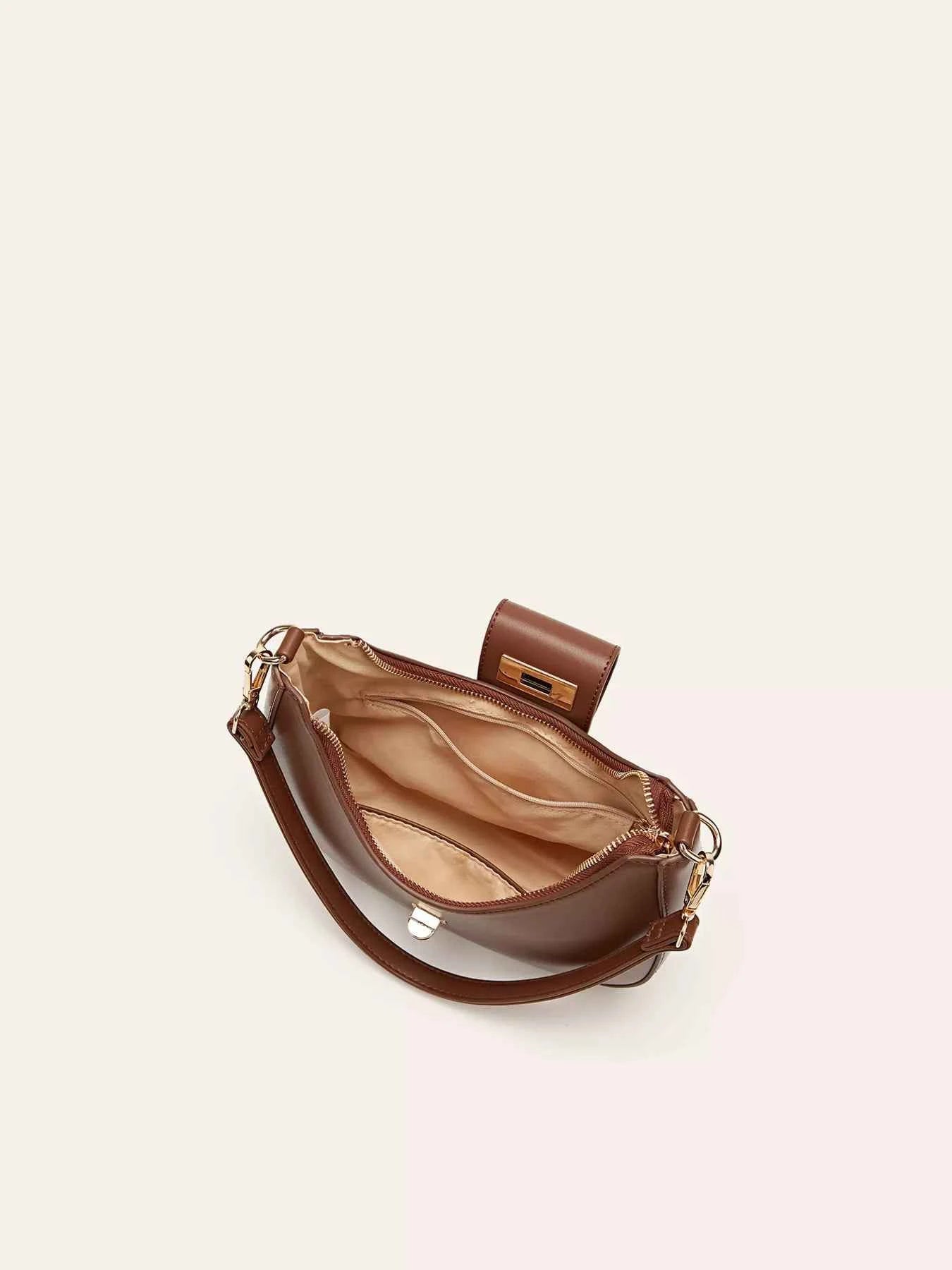 Buckle Closure Shoulder Bag