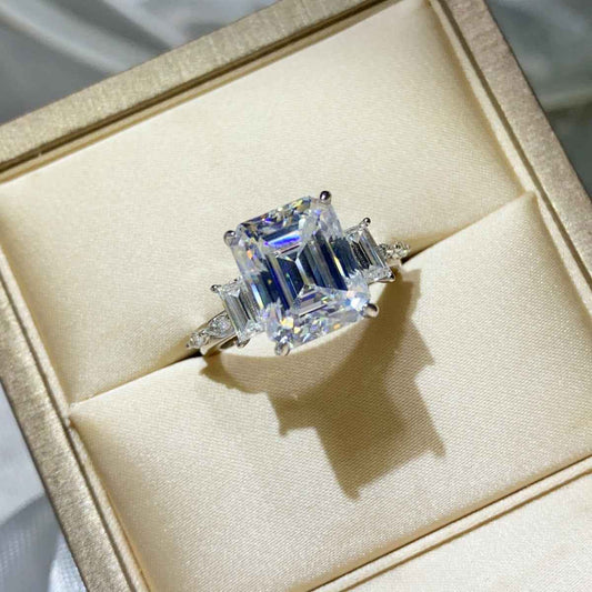 5 Carat Moissanite 925 Sterling Silver Ring