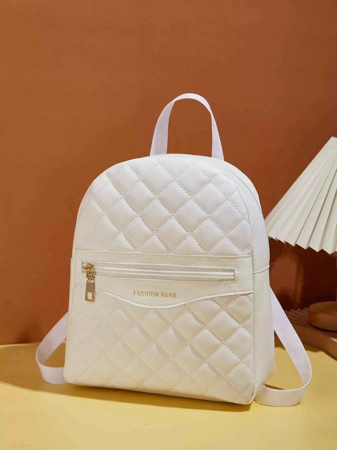 Quilted Lightweight Backpack Bag