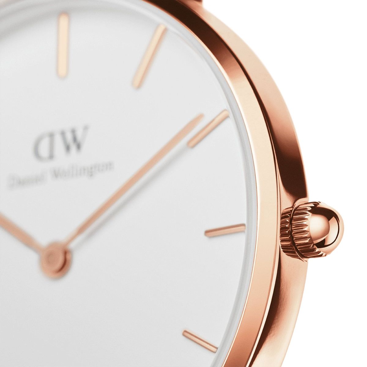 Daniel Wellington Petite Durham Ladies White Watch Dw00100228 -korean beauty
