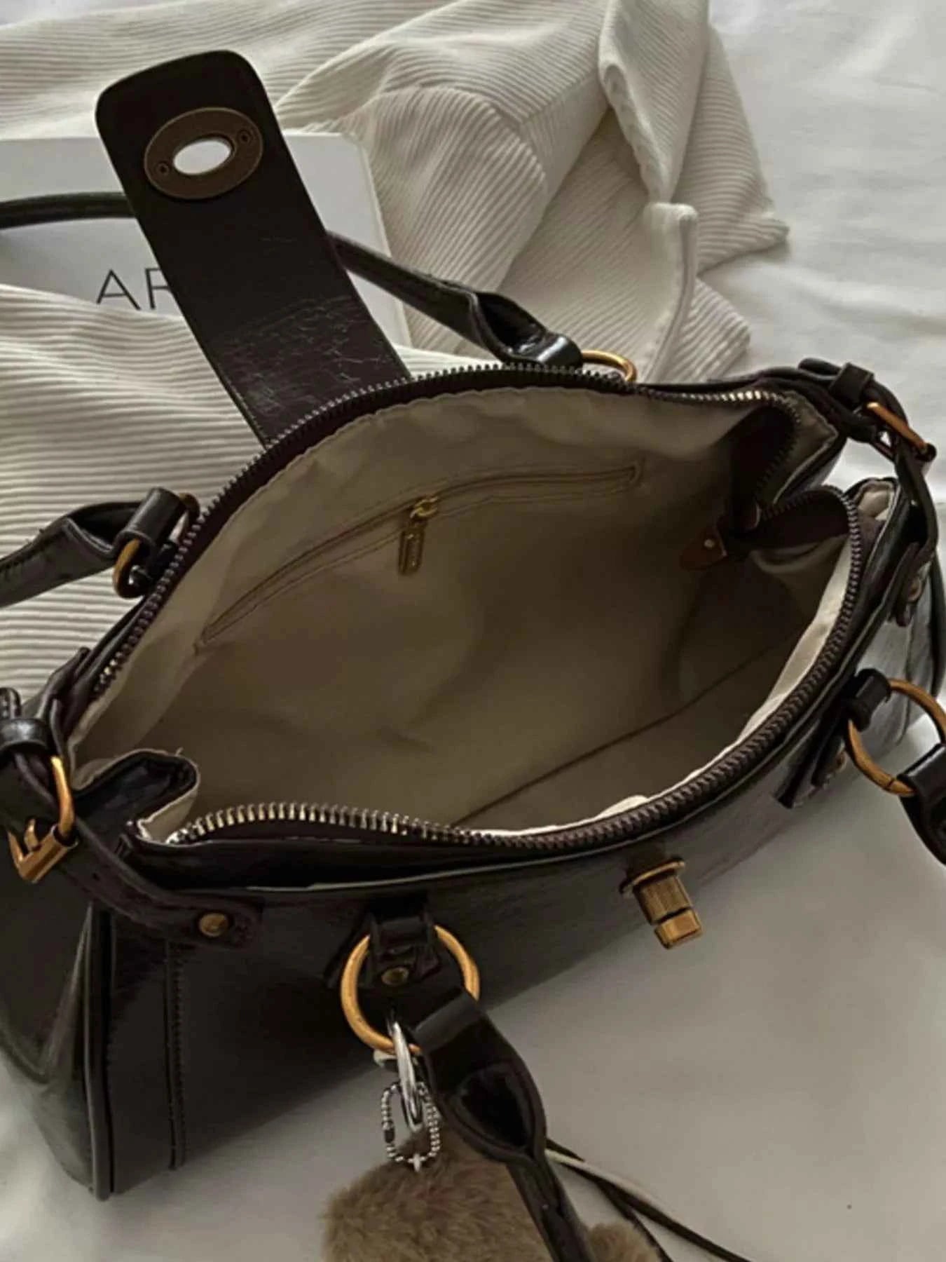 PU Leather Shoulder Bag