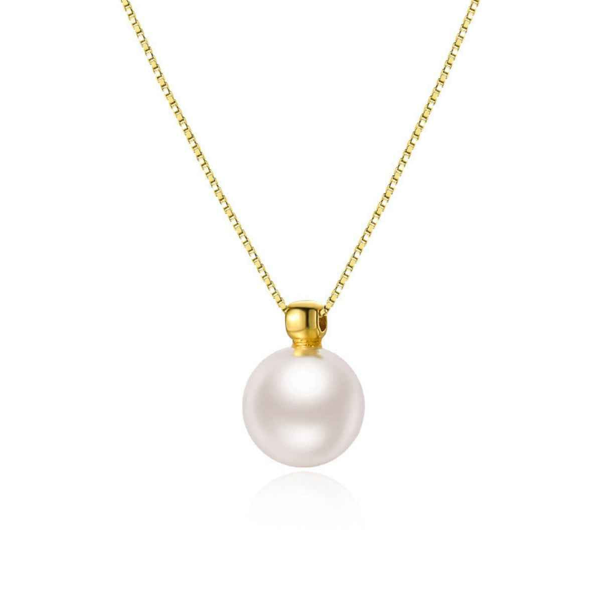 925 Sterling Silver Pearl Pendant Necklace