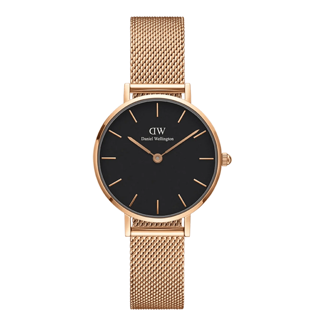Daniel Wellington Ladies Rose Gold Petite Melrose Watch Dw00100303 -korean beauty