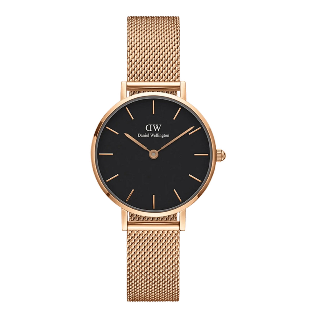 Daniel Wellington Ladies Rose Gold Petite Melrose Watch Dw00100303 -korean beauty