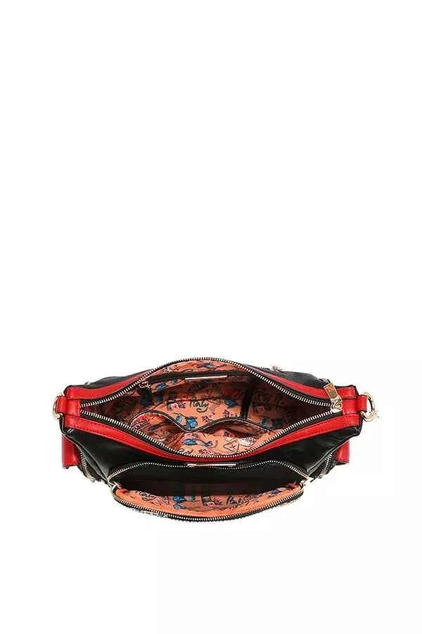Nicole Lee USA Martha Travels Italy Multi Pocket Shoulder Bag