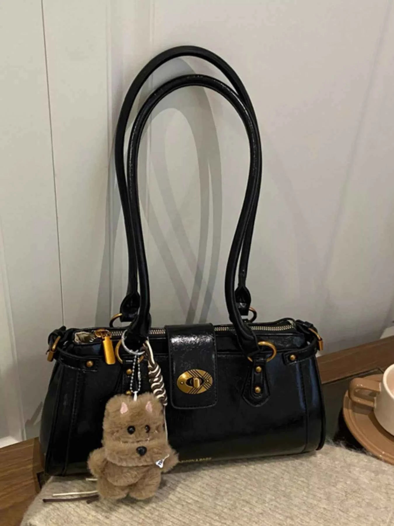 PU Leather Shoulder Bag