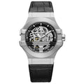 Maserati R8821108001 Potenza Automatic Mens Silver Watch -korean beauty
