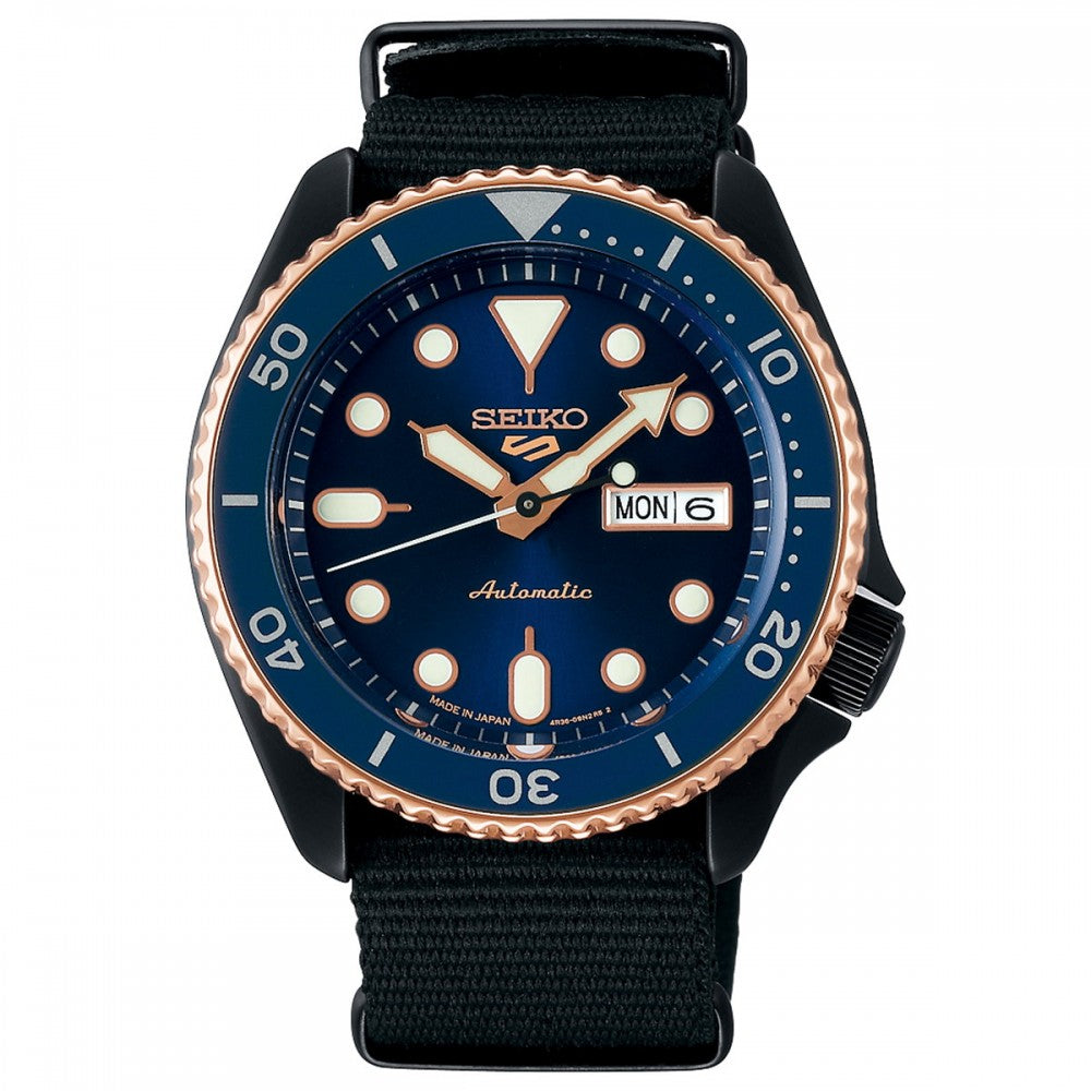 Seiko 5 Automatic Sports Mens Watch Sbsa098 -korean beauty