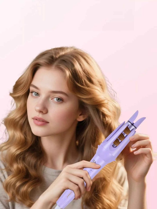 2-in-1 Automatic Rotating Ceramic Curling Iron
