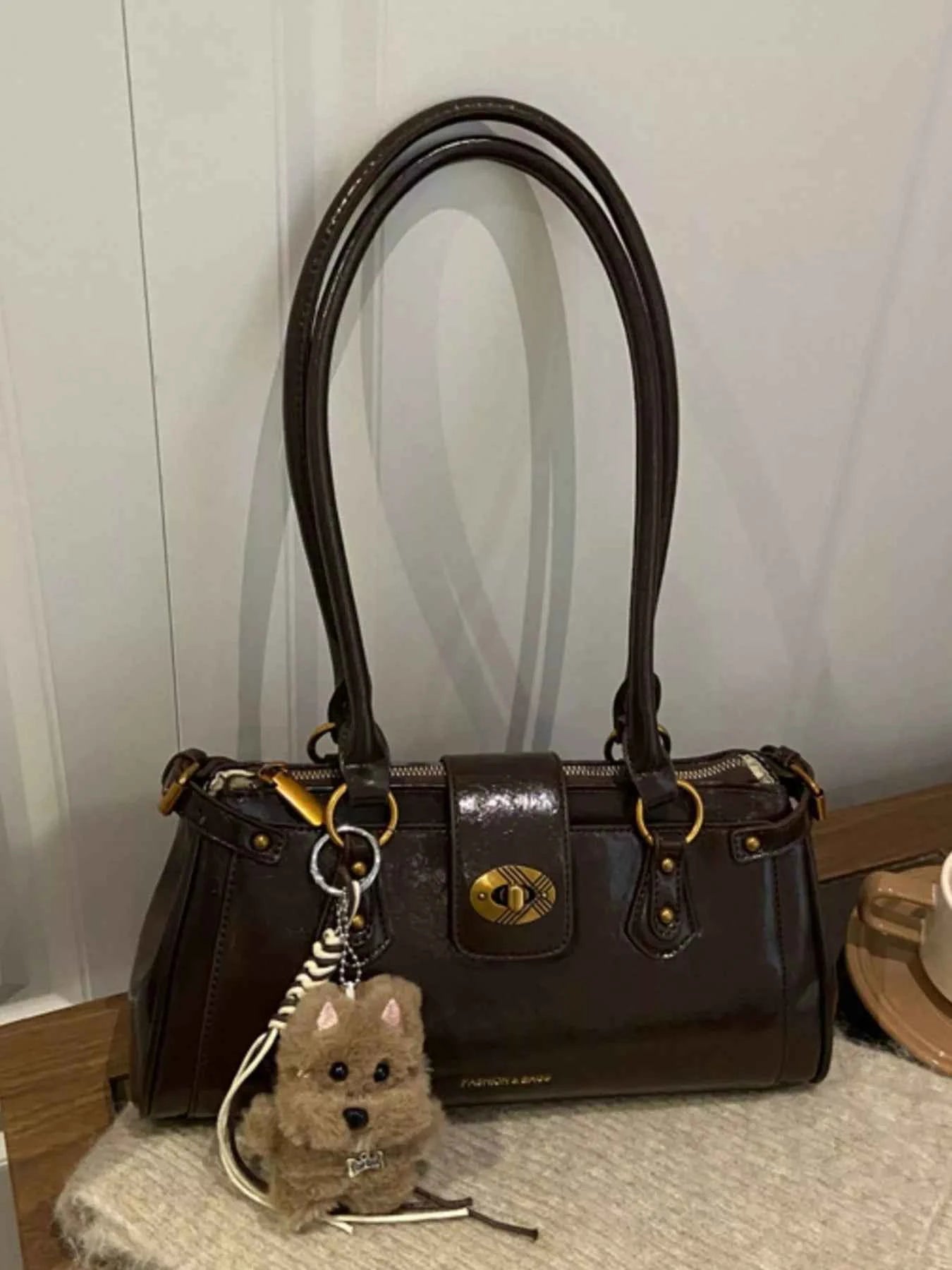 PU Leather Shoulder Bag