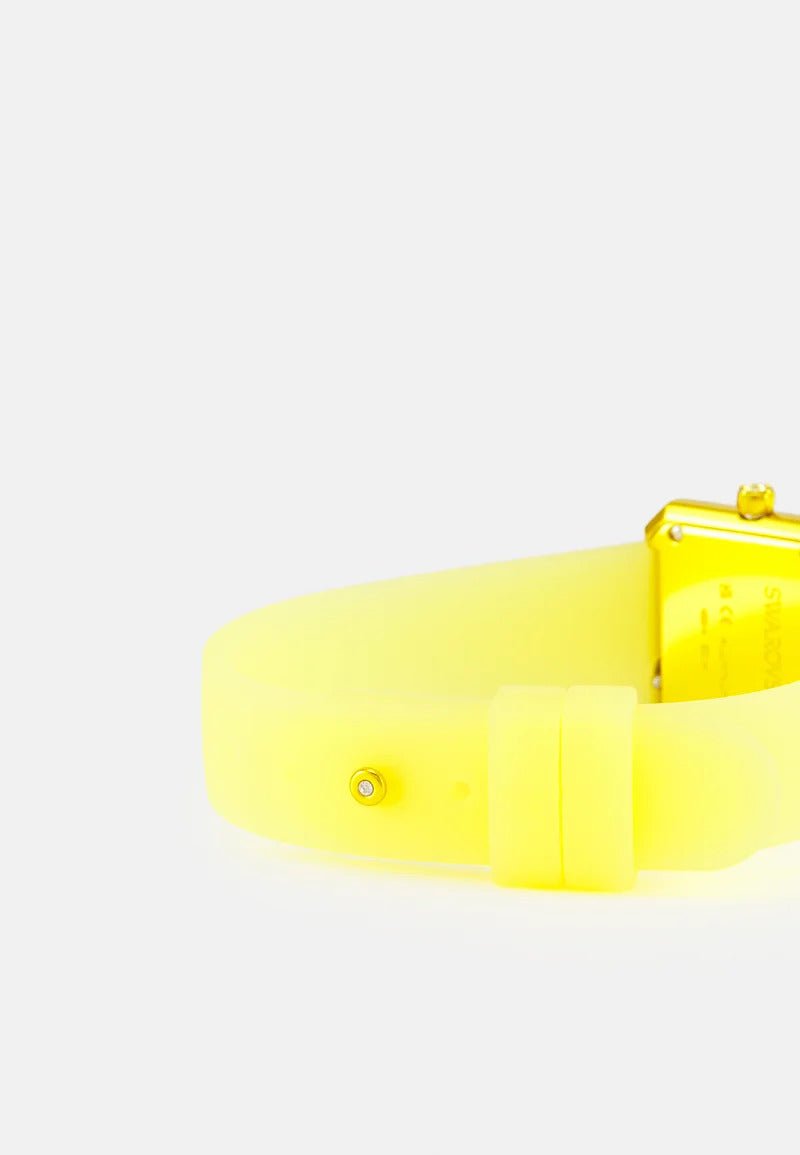 Swarovski Watch Lucent With Silicone Strap Yellow 5624382 -korean beauty