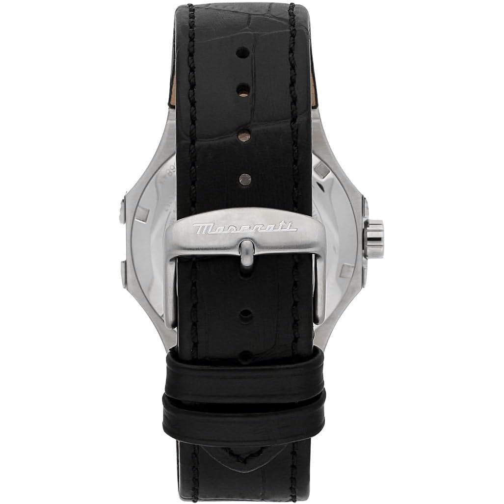 Maserati R8821108001 Potenza Automatic Mens Silver Watch -korean beauty