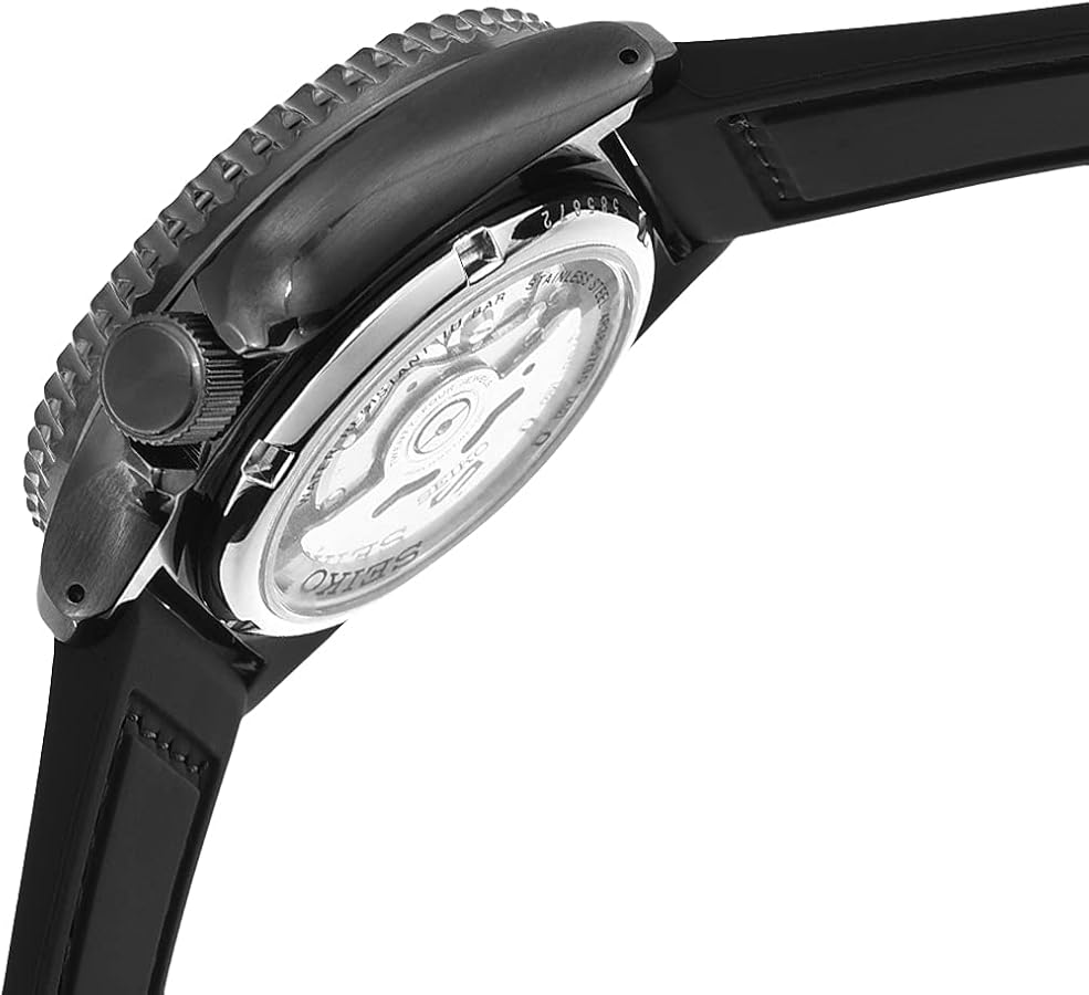 Seiko 5 Sports Auto Mens Black Watch Srpd65k3 -korean beauty