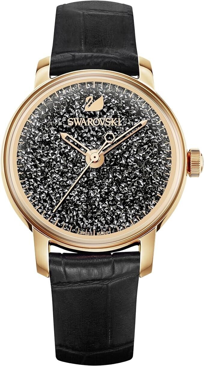 Swarovski Watch Crystalline Hours Black 5295377 -korean beauty
