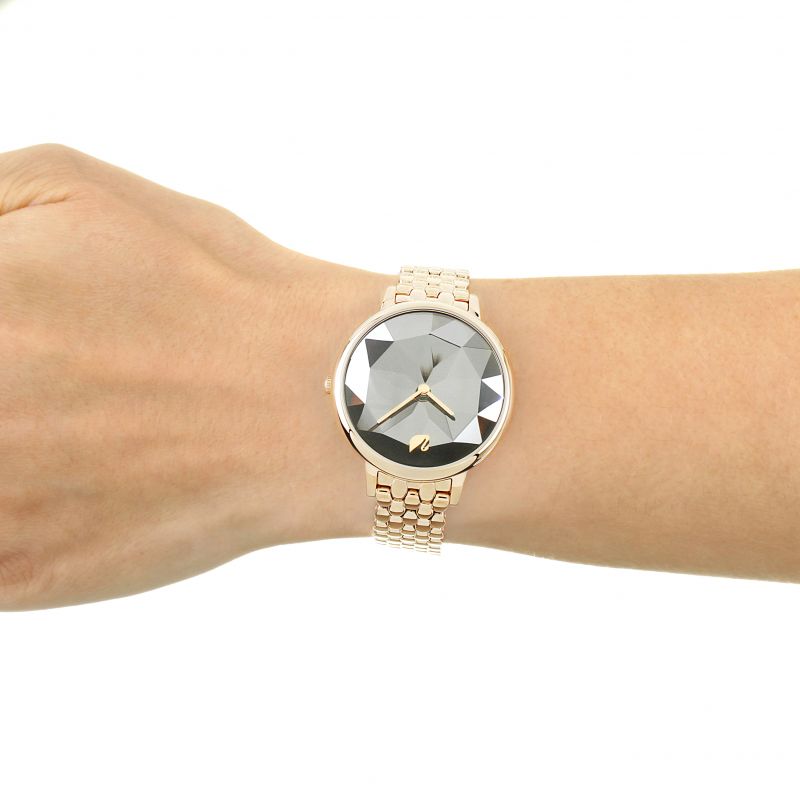 Swarovski Watch Crystal Lake Yellow Gold Grey 5416026 -korean beauty
