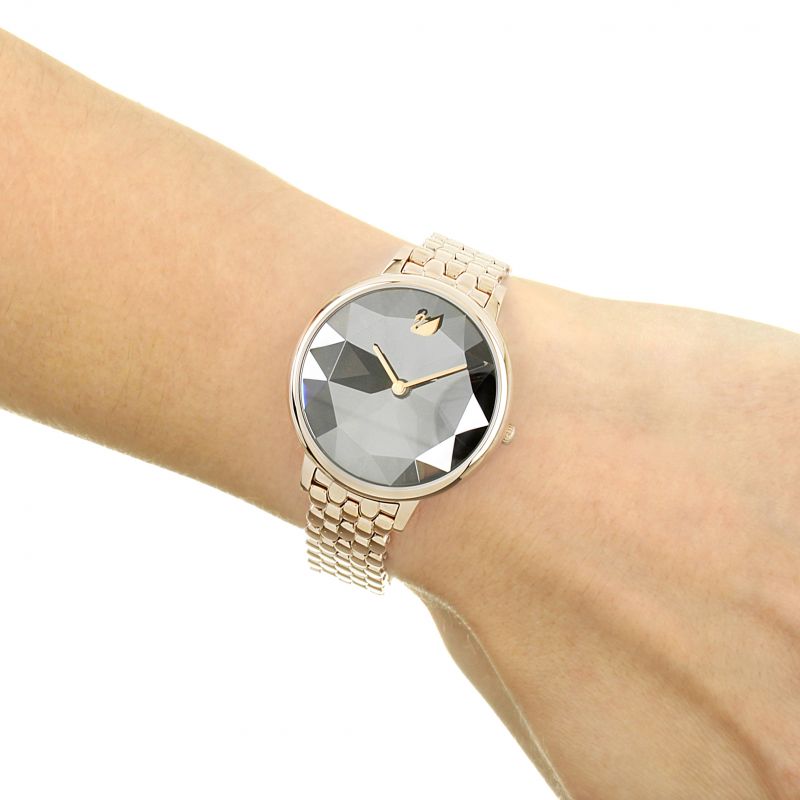 Swarovski Watch Crystal Lake Yellow Gold Grey 5416026 -korean beauty