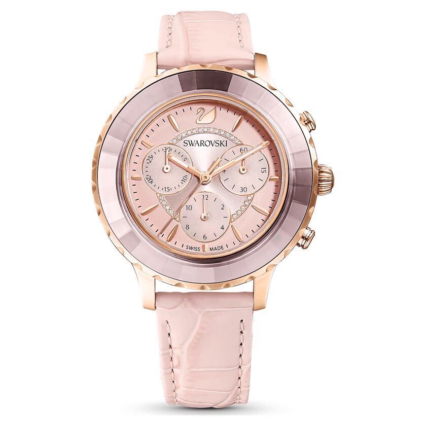 Swarovski Octea Lux 39mm Rose Gold Watch 5452501 -korean beauty