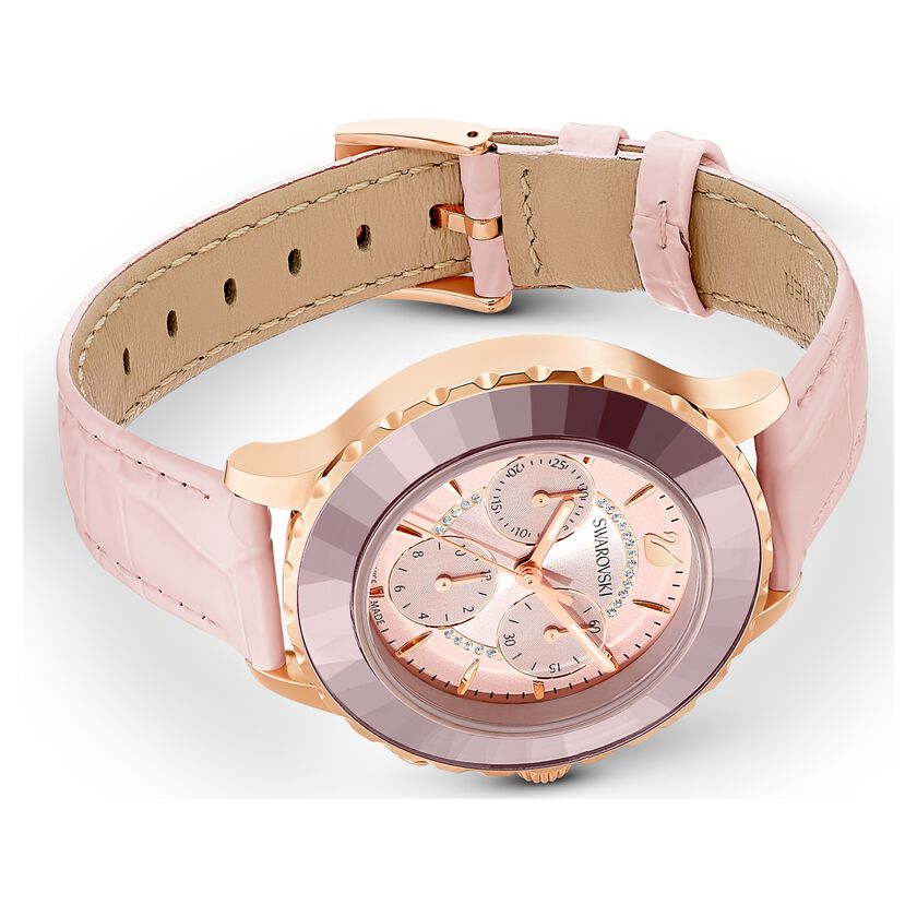 Swarovski Octea Lux 39mm Rose Gold Watch 5452501 -korean beauty