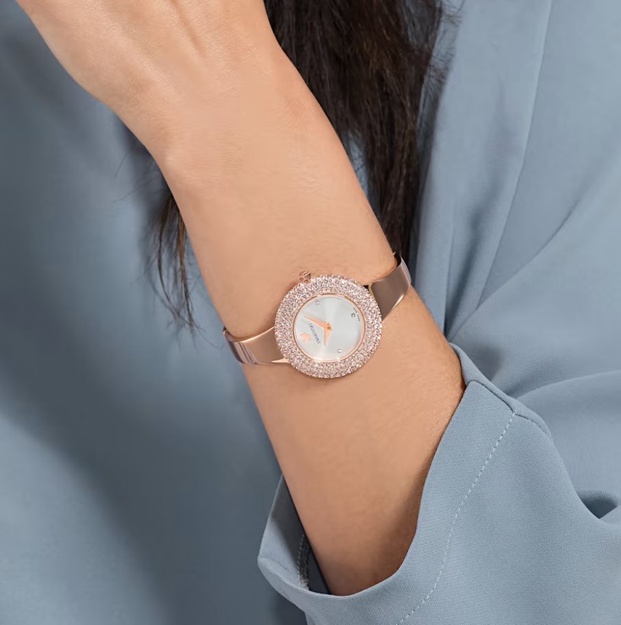 Swarovski Watch Crystal Rose Bracelet Rose Gold 5484073 -korean beauty