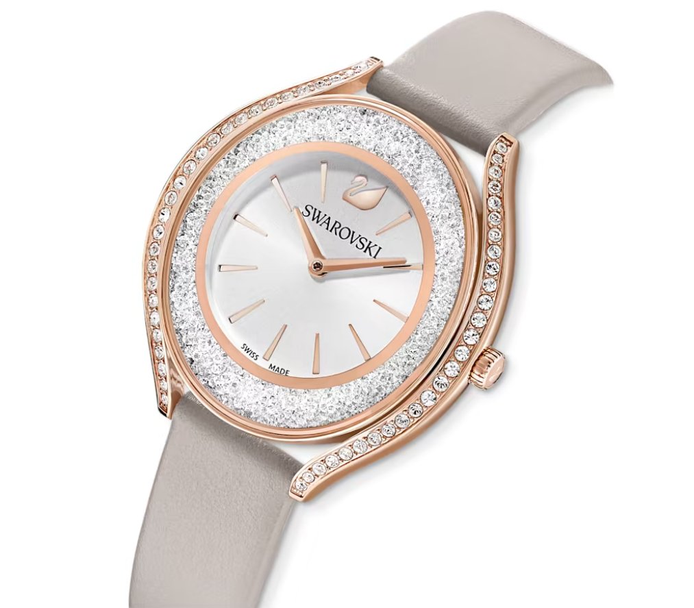 Swarovski Watch Crystalline Aura Rose Gold 5519450 -korean beauty