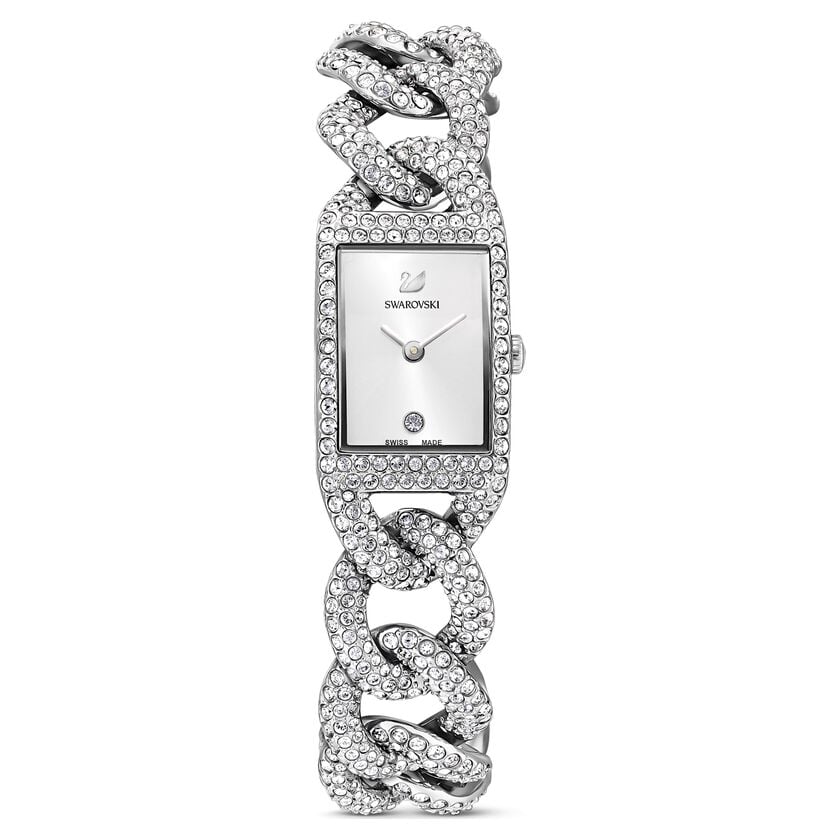 Swarovski Cocktail Crystal Silver Ladies Watch 5547617 -korean beauty
