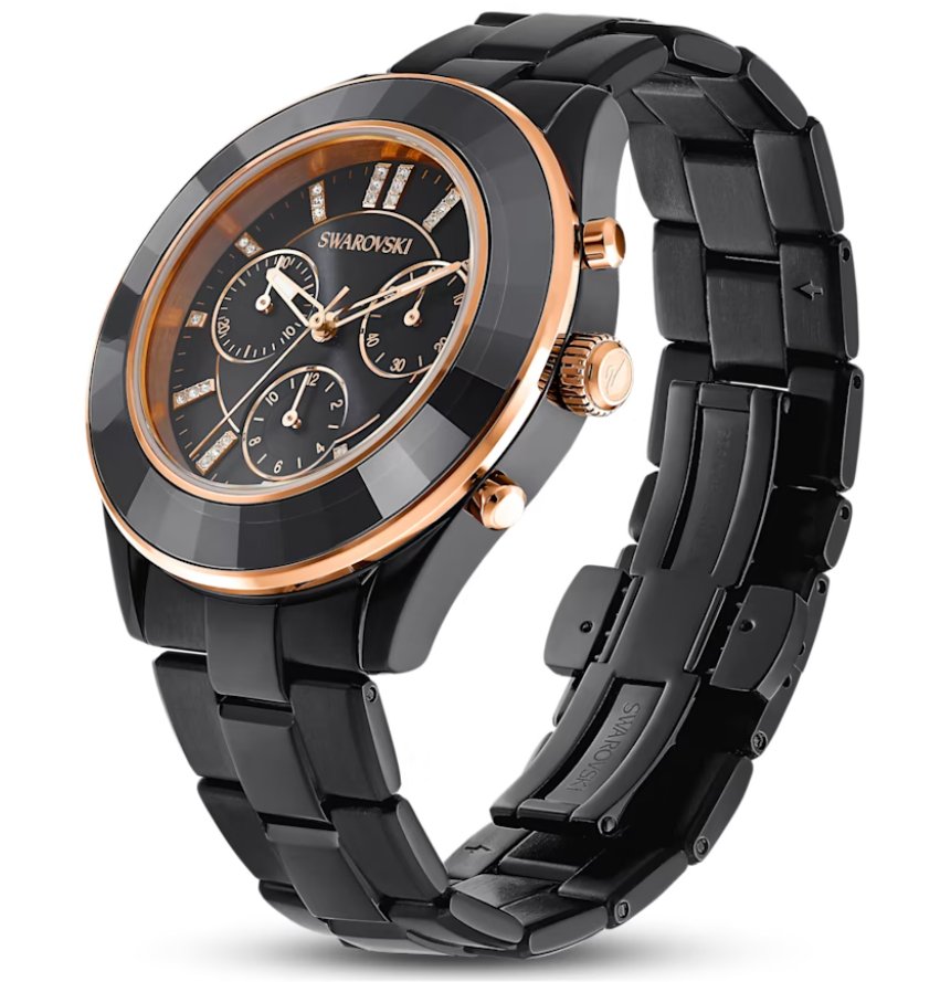 Swarovski Watch Octea Lux Chrono Black 5610472 -korean beauty