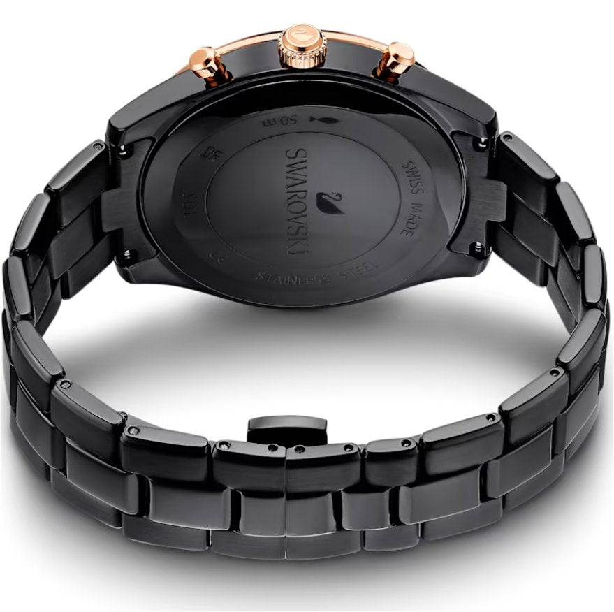 Swarovski Watch Octea Lux Chrono Black 5610472 -korean beauty