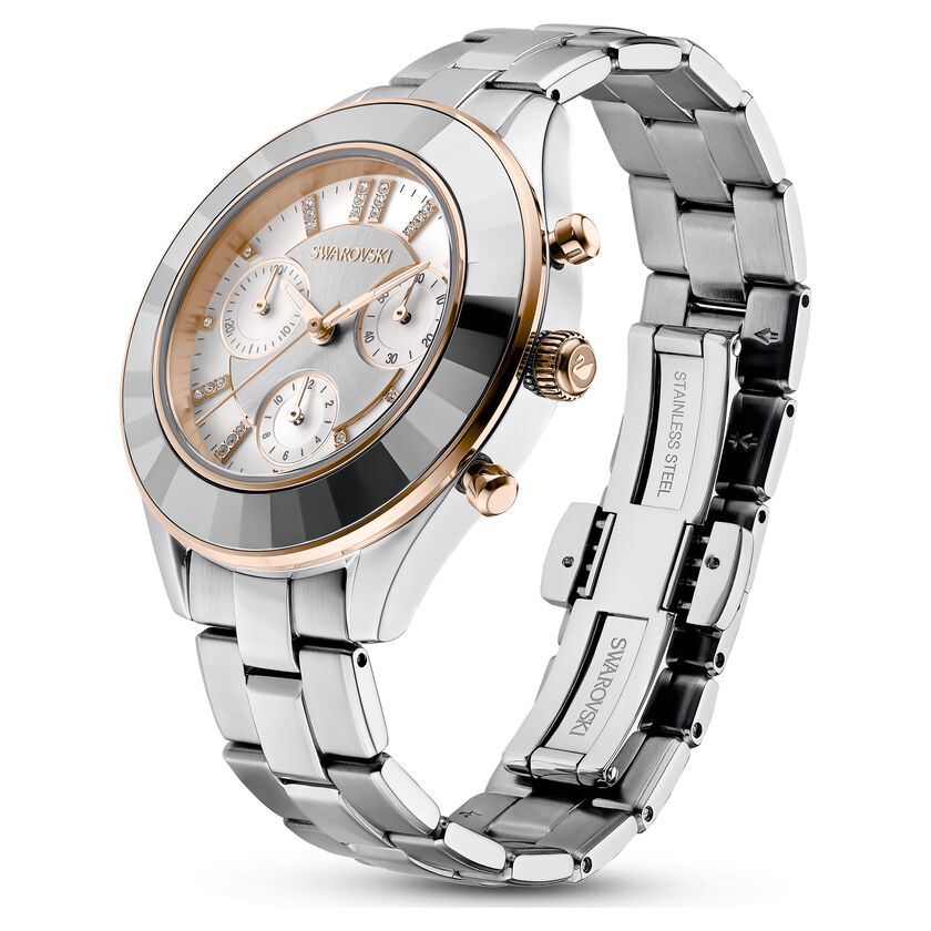 Swarovski Unisex Watch Octea Lux Sport Steel White 5610494 -korean beauty
