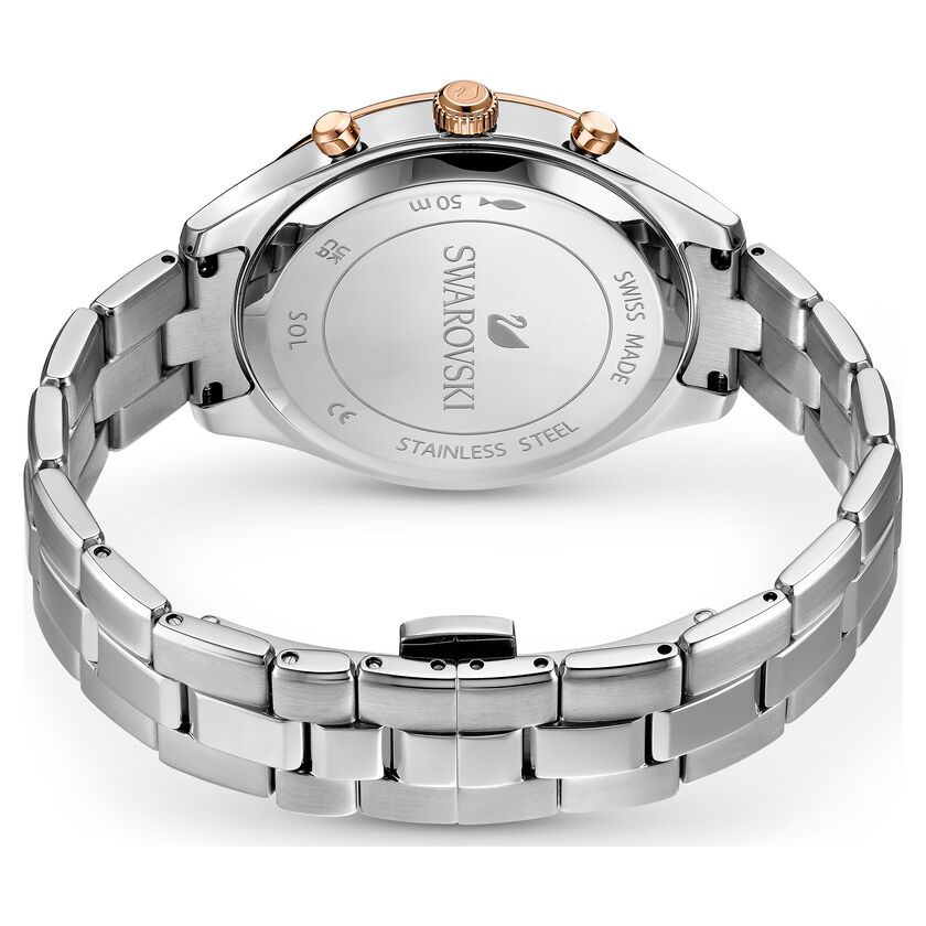 Swarovski Unisex Watch Octea Lux Sport Steel White 5610494 -korean beauty